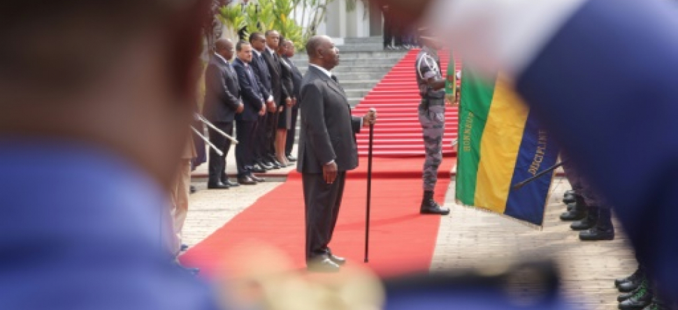Gabon : le président Bongo à une cérémonie 10 mois après son AVC