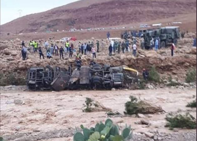 Inondations au Maroc : 17 morts dans l’accident d’un bus emporté par une crue