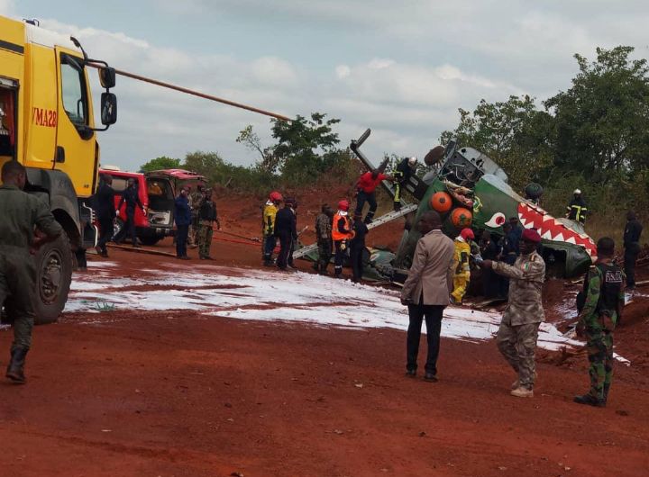 Côte d'Ivoire : deux blessés dans un accident d'un hélicoptère à Abidjan