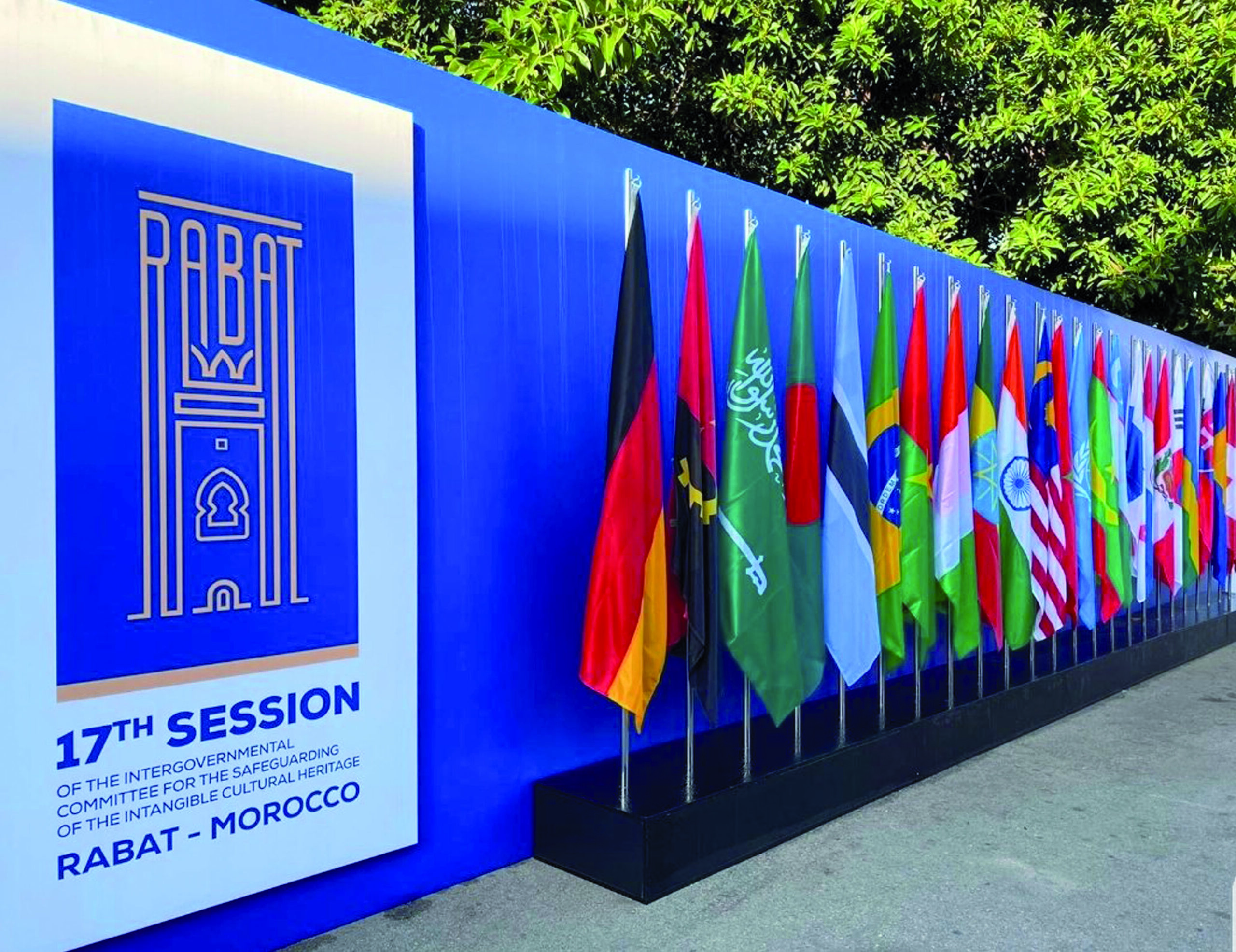 RABAT HOSTS THE 17TH UNESCO SESSION OF THE INTERGOVERNMENTAL COMMITTEE FOR THE SAFEGUARDING OF THE INTANGIBLE CULTURAL HERITAGE. ITS WAS THE GREATEST INTERNATIONAL CULTURAL EVENT IN AFRICA IN 2022