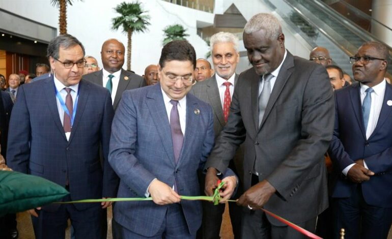 Addis-Abeba / Le Royaume du Maroc offre une fontaine à l’Union Africaine